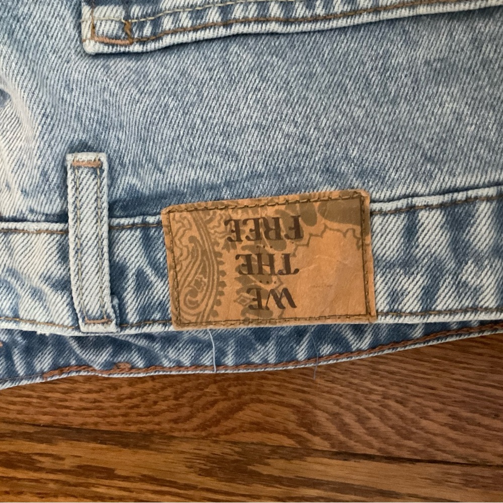 We The Free Deep Trance Dropped Boyfriend Jeans Sz 30 - Picture 9 of 13